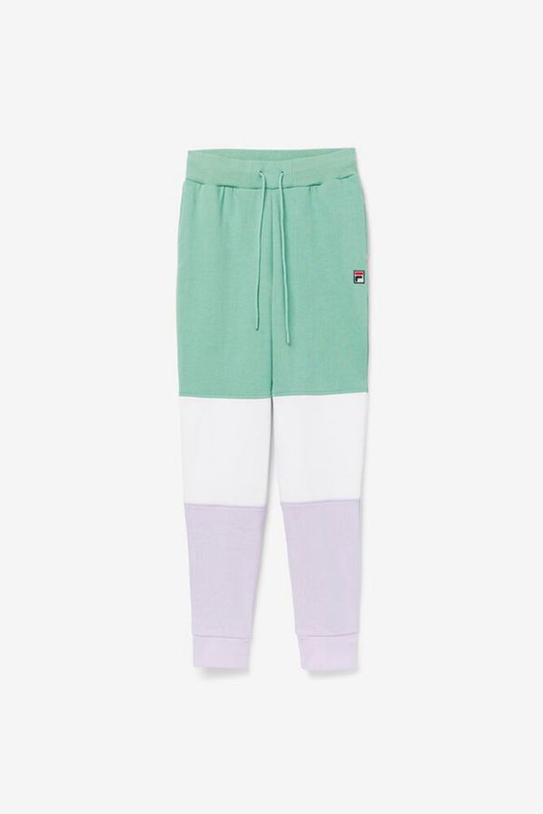 Fila France Men's Pants - Cyan/Whitesmoke/Mediumpurple,NZ 218-39451